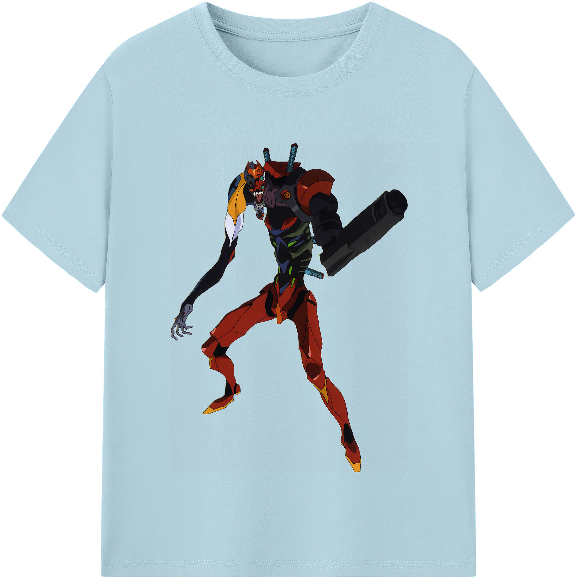 （画像用） EVA 新世紀エヴァンゲリオン 綿100％半袖Tシャツ（フロントプリント）